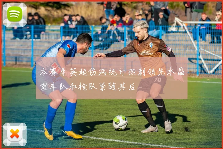 本赛季英超伤病统计热刺领先水晶宫车队和枪队紧随其后
